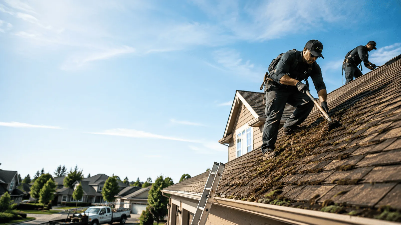 Roof Moss Removal in Woosung, IL near me